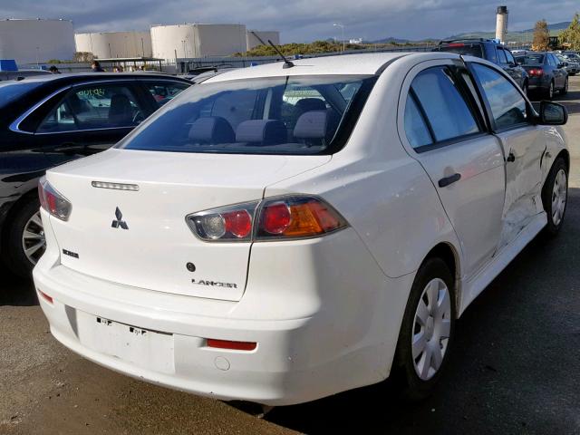 JA32U1FU5BU003225 - 2011 MITSUBISHI LANCER DE WHITE photo 4