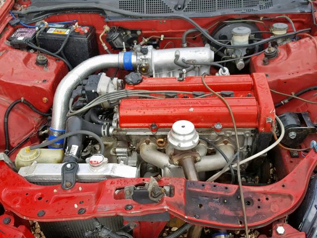 2HGEJ6343VH101624 - 1997 HONDA CIVIC DX RED photo 7