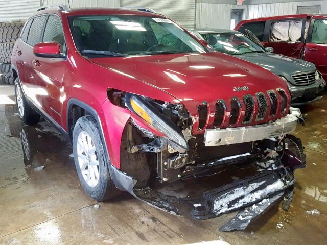 1C4PJMCBXGW290089 - 2016 JEEP CHEROKEE L RED photo 1