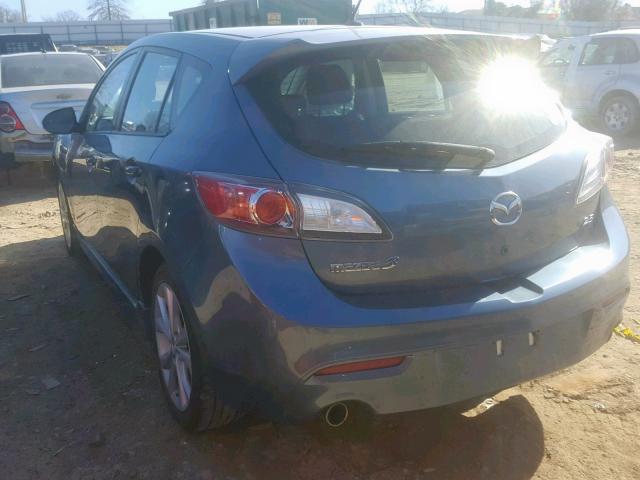 JM1BL1H56A1277821 - 2010 MAZDA 3 S BLUE photo 3