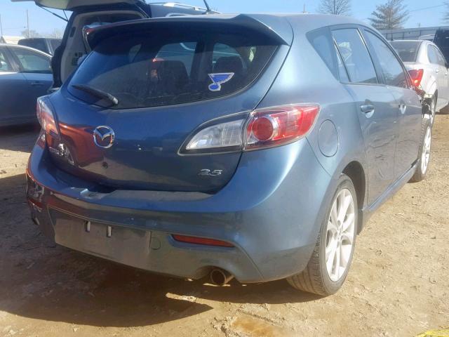 JM1BL1H56A1277821 - 2010 MAZDA 3 S BLUE photo 4