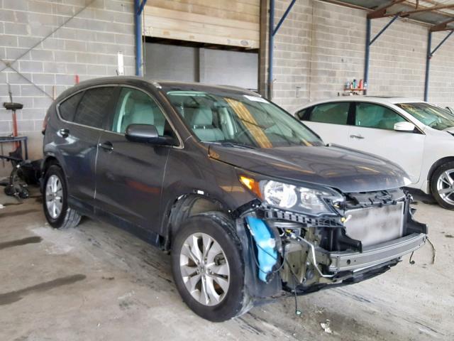 5J6RM4H78EL079762 - 2014 HONDA CR-V EXL GRAY photo 1