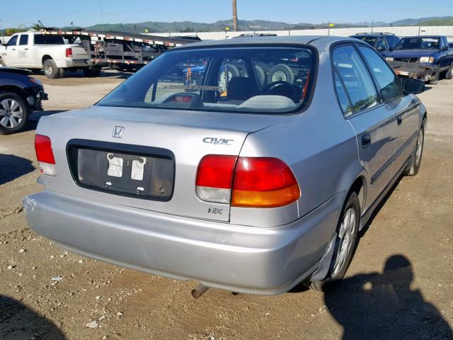 JHMEJ6626WS001275 - 1998 HONDA CIVIC DX SILVER photo 4