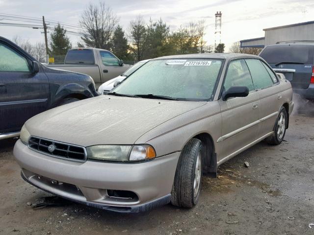 4S3BD4352X7260106 - 1999 SUBARU LEGACY L GOLD photo 2