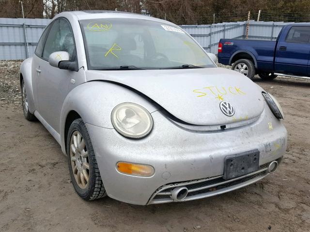 3VWCB21C01M447547 - 2001 VOLKSWAGEN NEW BEETLE Gümüş foto 1