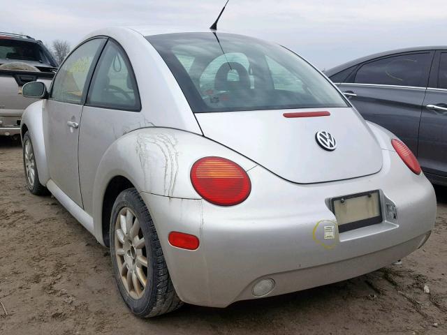 3VWCB21C01M447547 - 2001 VOLKSWAGEN NEW BEETLE Gümüş foto 3