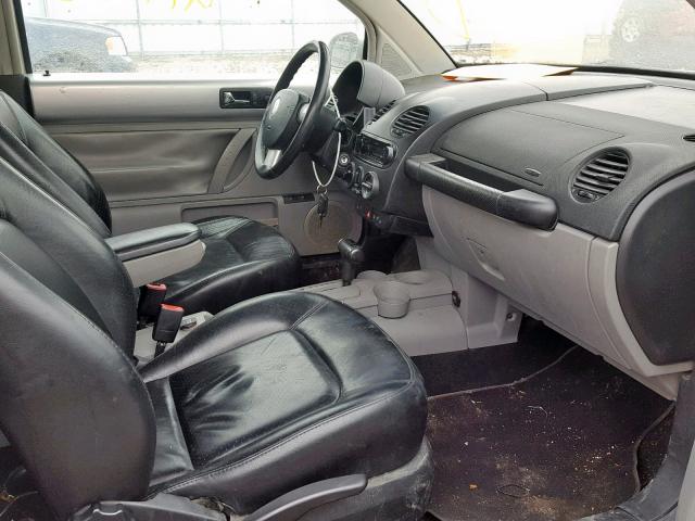 3VWCB21C01M447547 - 2001 VOLKSWAGEN NEW BEETLE Gümüş foto 5