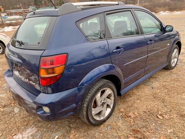 5Y2SM65886Z438428 - 2006 PONTIAC VIBE BLUE photo 4