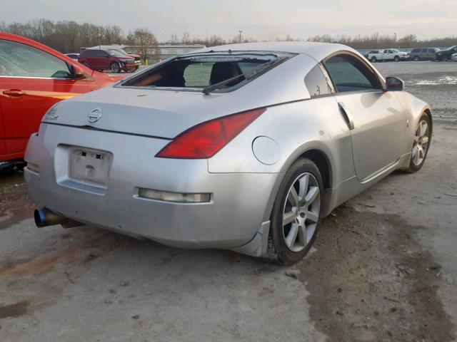 JN1AZ34E93T012980 - 2003 NISSAN 350Z COUPE GRAY photo 4