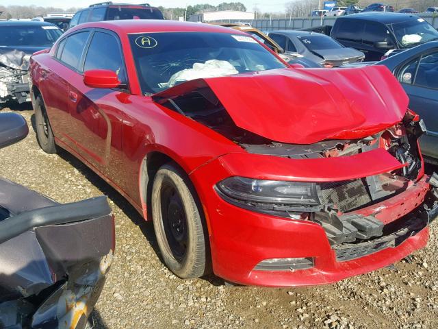 2C3CDXHG1GH306632 - 2016 DODGE CHARGER SX RED photo 1