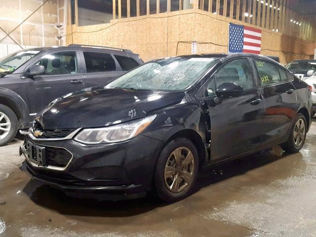 1G1BC5SM5J7188576 - 2018 CHEVROLET CRUZE LS BLACK photo 2