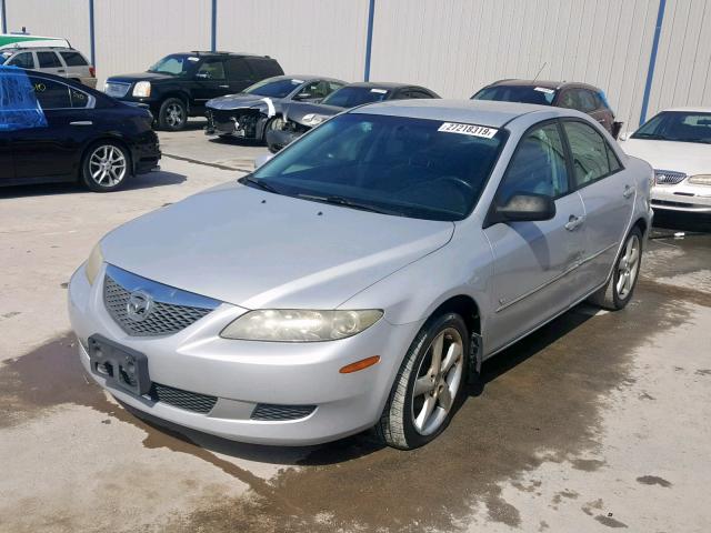 1YVFP80D945N88281 - 2004 MAZDA 6 SILVER photo 2