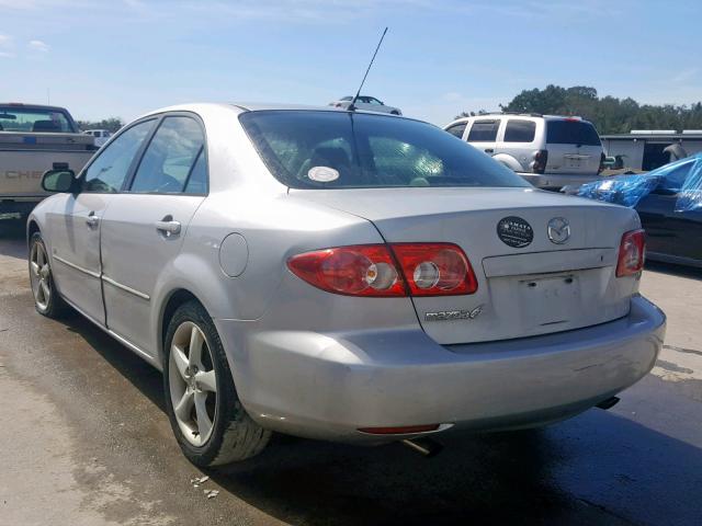 1YVFP80D945N88281 - 2004 MAZDA 6 SILVER photo 3