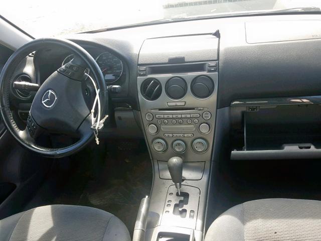 1YVFP80D945N88281 - 2004 MAZDA 6 SILVER photo 9