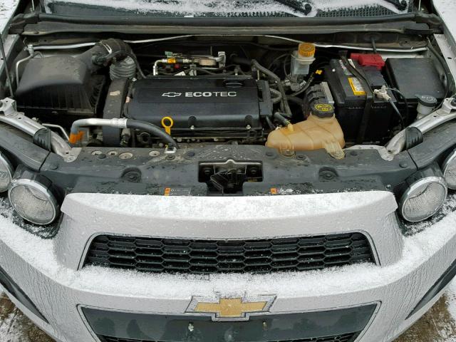 1G1JB5SH4D4190486 - 2013 CHEVROLET SONIC LS 银色 照片 7