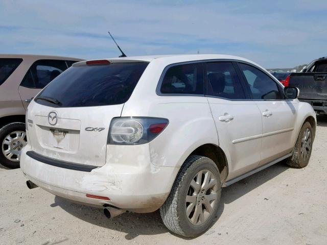 JM3ER293580204610 - 2008 MAZDA CX-7 WHITE photo 4