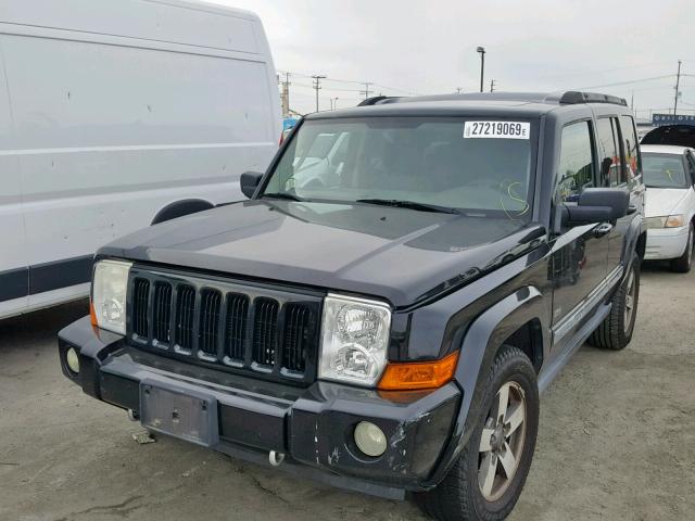 1J8HH48K26C269531 - 2006 JEEP COMMANDER BLACK photo 2