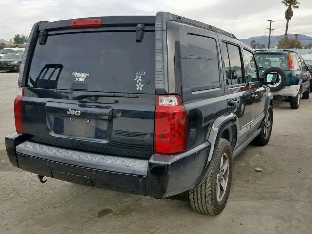 1J8HH48K26C269531 - 2006 JEEP COMMANDER BLACK photo 4