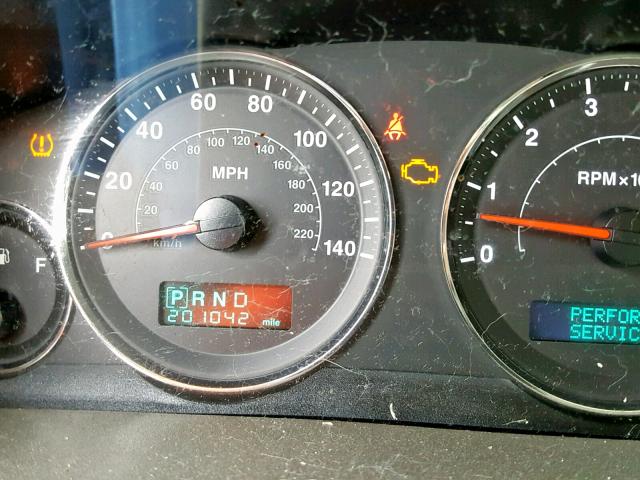 1J8HH48K26C269531 - 2006 JEEP COMMANDER BLACK photo 8