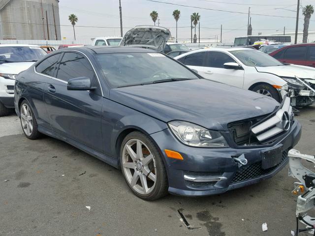 WDDGJ4HB1DG041460 - 2013 MERCEDES-BENZ C 250 CHARCOAL photo 1