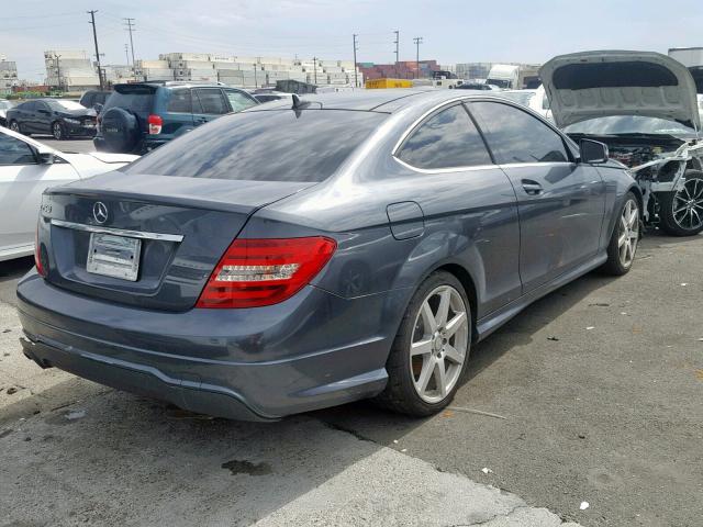 WDDGJ4HB1DG041460 - 2013 MERCEDES-BENZ C 250 CHARCOAL photo 4