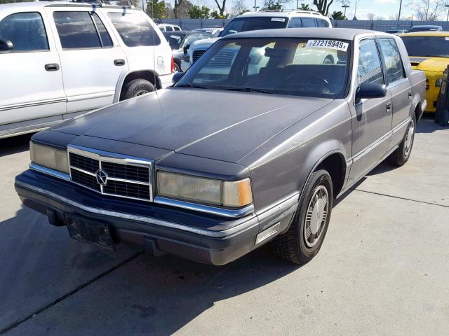 1B3BU46K9JD161441 - 1988 DODGE DYNASTY GRAY photo 2