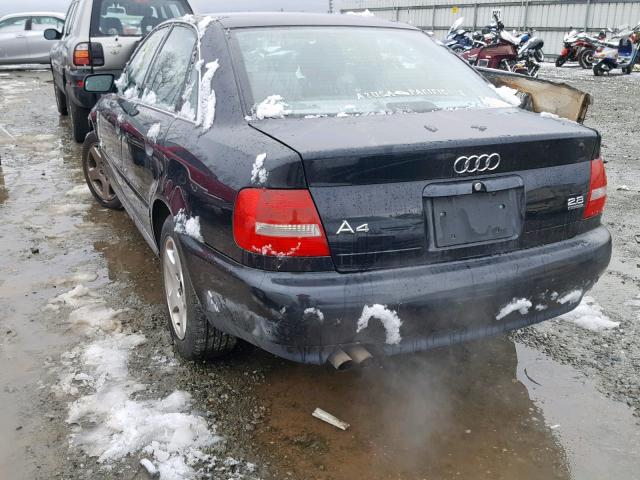 WAUDH68D31A133929 - 2001 AUDI A4 2.8 QUA BLACK photo 3