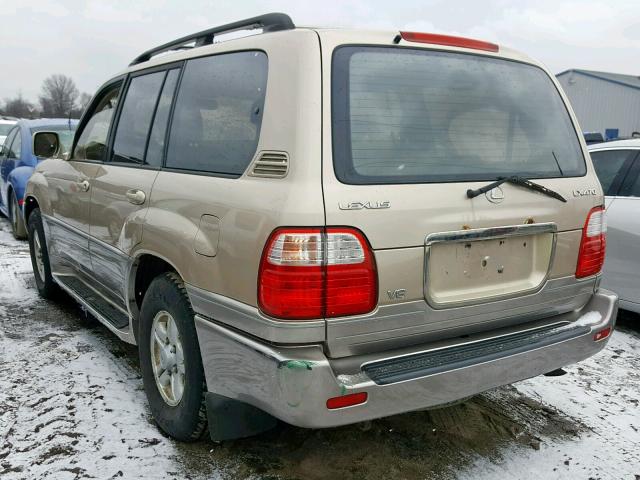 JT6HT00W5W0023210 - 1998 LEXUS LX 470 TAN photo 3