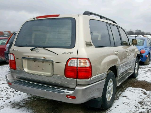 JT6HT00W5W0023210 - 1998 LEXUS LX 470 TAN photo 4