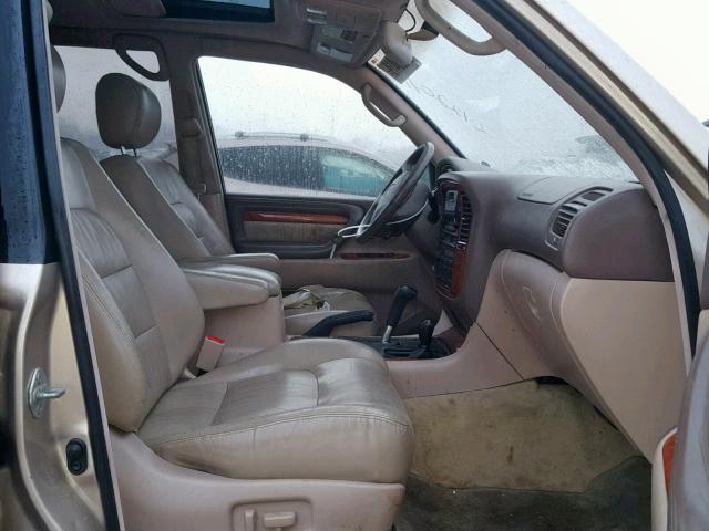 JT6HT00W5W0023210 - 1998 LEXUS LX 470 TAN photo 5