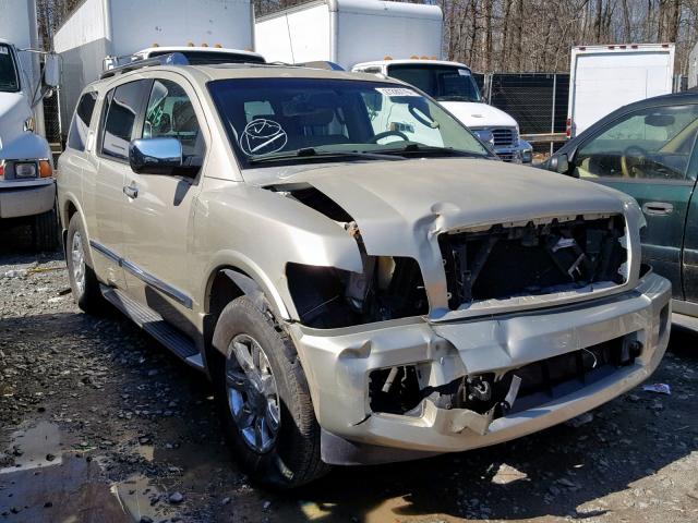 5N3AA08C48N905603 - 2008 INFINITI QX56 GOLD photo 1