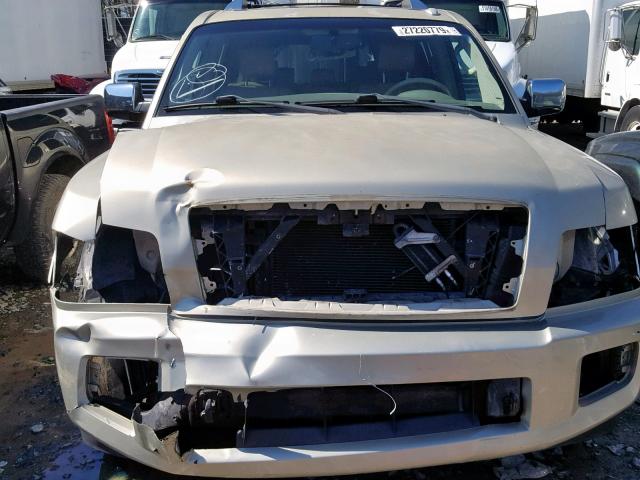 5N3AA08C48N905603 - 2008 INFINITI QX56 GOLD photo 9