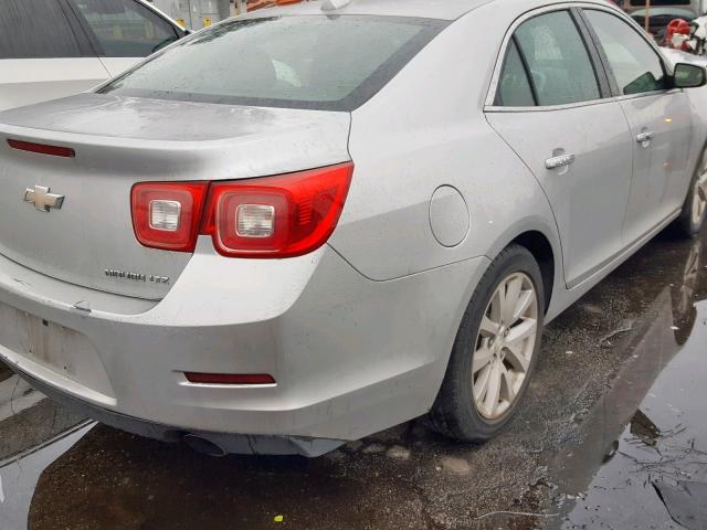 1G11H5SAXDF249272 - 2013 CHEVROLET MALIBU LTZ SILVER photo 4