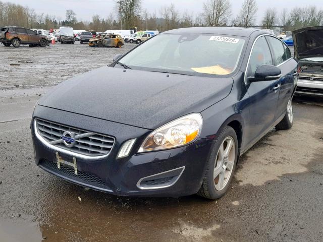 YV1622FS6C2116301 - 2012 VOLVO S60 T5 BLACK photo 2