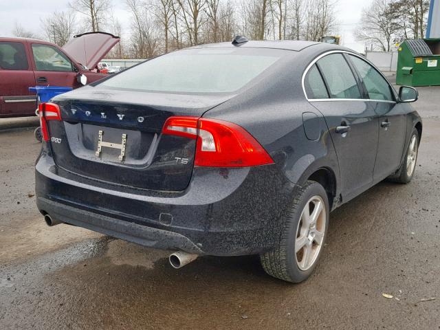 YV1622FS6C2116301 - 2012 VOLVO S60 T5 BLACK photo 4