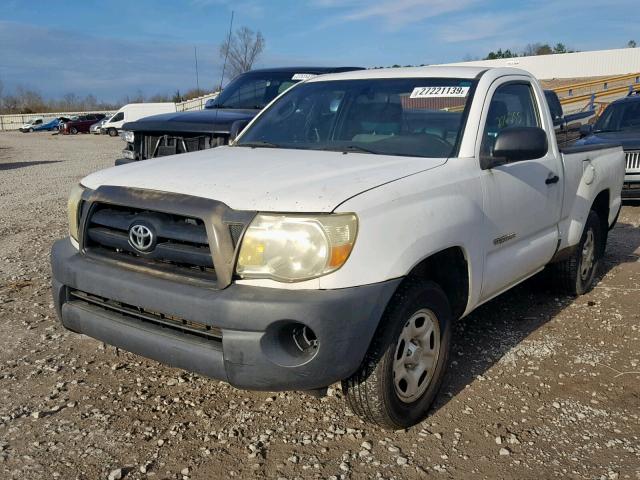 5TENX22N86Z232084 - 2006 TOYOTA TACOMA WHITE photo 2