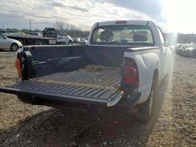 5TENX22N86Z232084 - 2006 TOYOTA TACOMA WHITE photo 4