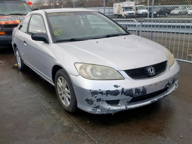 1HGEM22114L040699 - 2004 HONDA CIVIC DX V SILVER photo 1