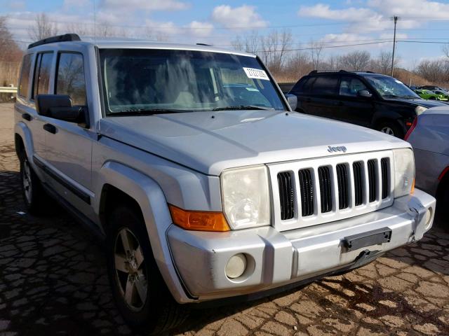 1J8HG48K66C221856 - 2006 JEEP COMMANDER SILVER photo 1