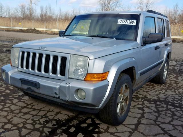 1J8HG48K66C221856 - 2006 JEEP COMMANDER SILVER photo 2
