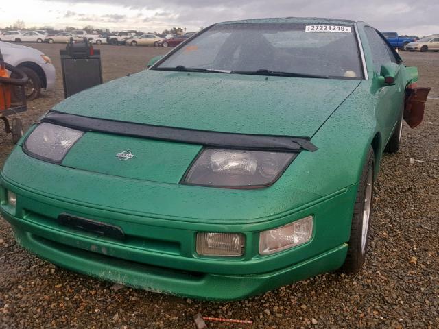 JN1RZ26H7MX500727 - 1991 NISSAN 300ZX 2+2 GREEN photo 2