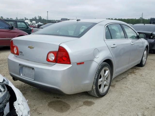1G1ZB5EB7A4121328 - 2010 CHEVROLET MALIBU LS SILVER photo 4
