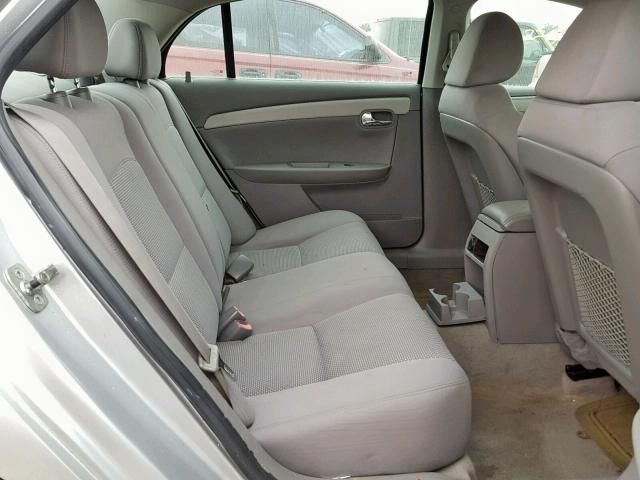 1G1ZB5EB7A4121328 - 2010 CHEVROLET MALIBU LS SILVER photo 6