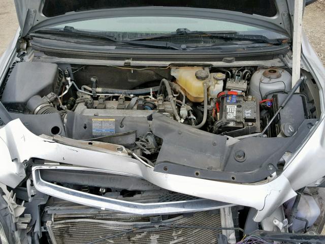 1G1ZB5EB7A4121328 - 2010 CHEVROLET MALIBU LS SILVER photo 7