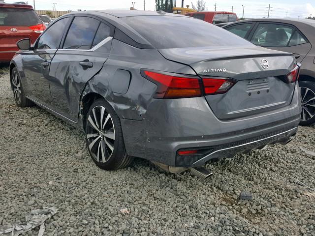 1N4BL4CV7KC112106 - 2019 NISSAN ALTIMA SR GRAY photo 3