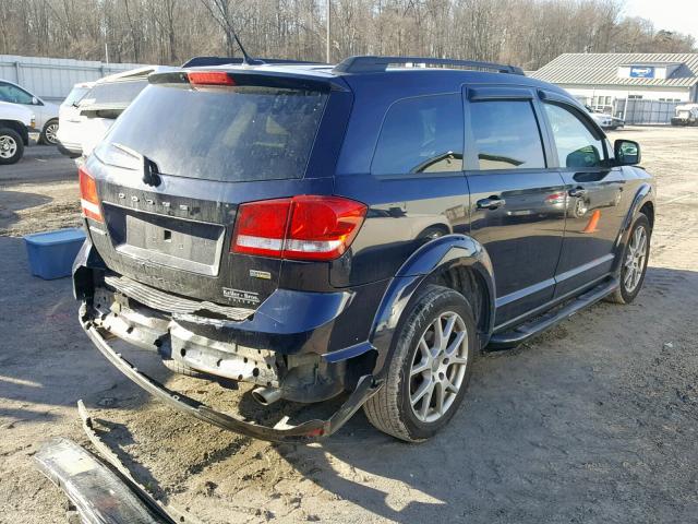 3D4PG1FG7BT538952 - 2011 DODGE JOURNEY MA BLUE photo 4