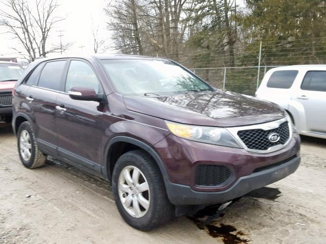 5XYKT3A15BG129843 - 2011 KIA SORENTO BA PURPLE photo 1