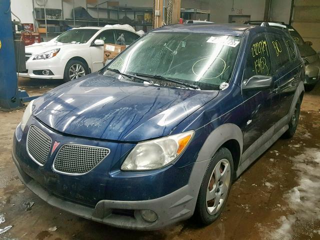 5Y2SL65806Z410545 - 2006 PONTIAC VIBE BLUE photo 2