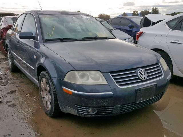 WVWRH63B83P200555 - 2003 VOLKSWAGEN PASSAT GLX GRAY photo 1