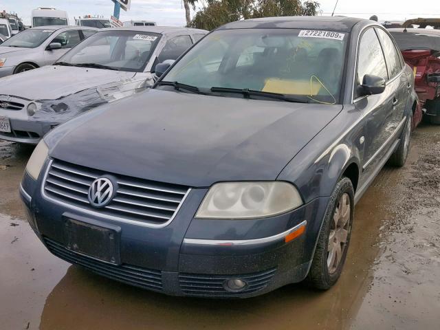 WVWRH63B83P200555 - 2003 VOLKSWAGEN PASSAT GLX GRAY photo 2